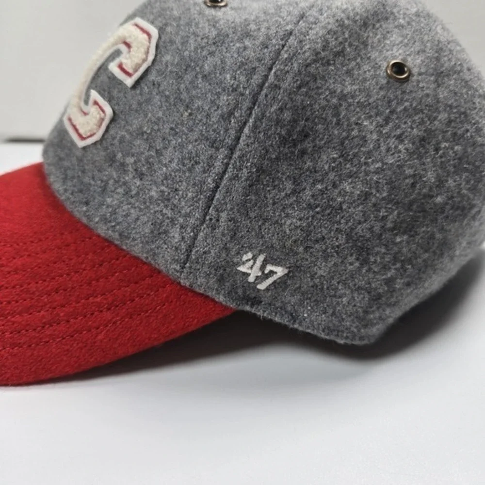KANSAS CITY CHIEFS STONEY CLOVER LANE X '47 CLEAN Up Red Gray‎ Hat NFL Football